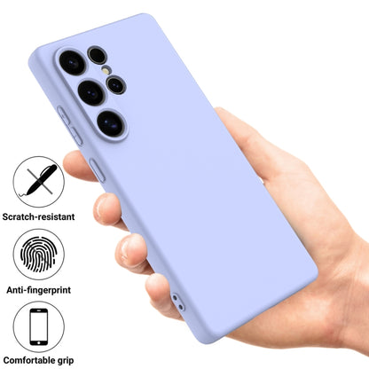 For Samsung Galaxy S25 Ultra Color Liquid Silicone Phone Case(Purple) - Galaxy S25 Ultra 5G Cases by PMC Jewellery | Online Shopping South Africa | PMC Jewellery | Buy Now Pay Later Mobicred