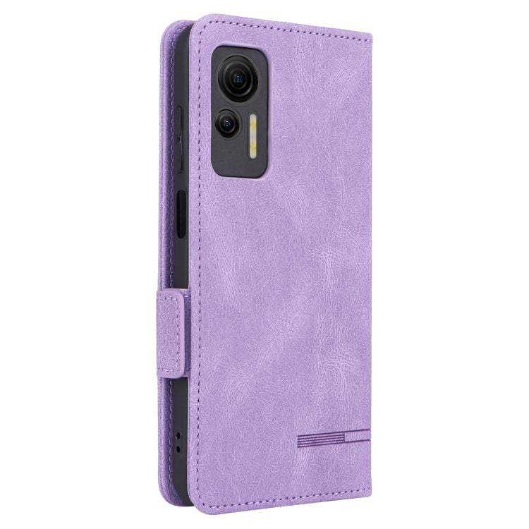 For Ulefone Note 14 Magnetic Clasp Leather Phone Case(Purple) - Ulefone Cases by PMC Jewellery | Online Shopping South Africa | PMC Jewellery | Buy Now Pay Later Mobicred