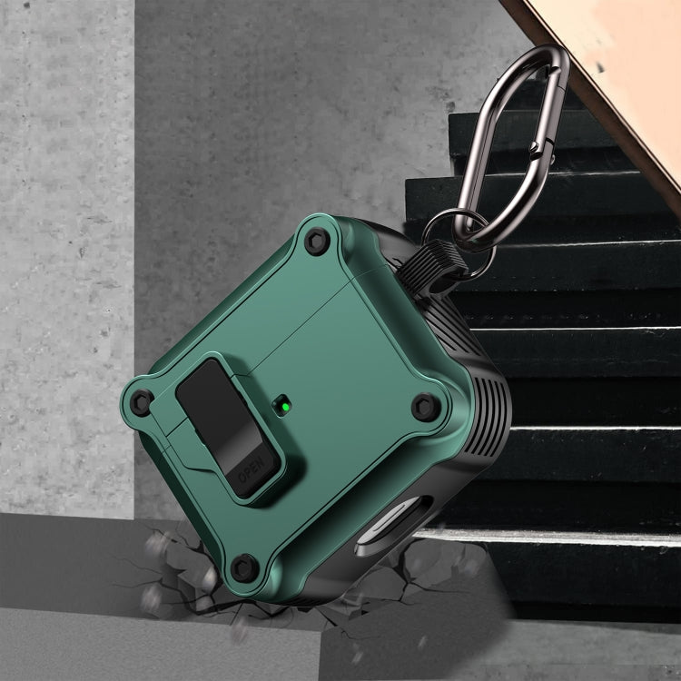 For AirPods 3 Eagle Shockproof Earphone Protective Case with Switch(Red) - For AirPods 3 by PMC Jewellery | Online Shopping South Africa | PMC Jewellery | Buy Now Pay Later Mobicred