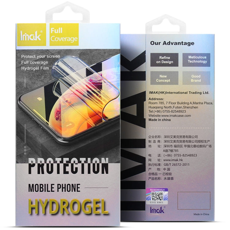 For OPPO Find N2 Flip 5G 1 Sets imak Curved Full Screen Hydrogel Film (Screen+Back) - Find N2 Flip Tempered Glass by imak | Online Shopping South Africa | PMC Jewellery | Buy Now Pay Later Mobicred