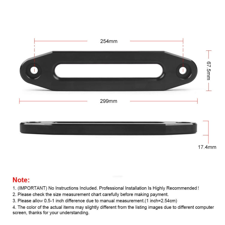 ATV/UTV 8000-15000LBs 10 inch Aluminum Synthetic Winch(Black) - Others by PMC TechLife | Online Shopping South Africa | PMC TechLife | Buy Now Pay Later Mobicred