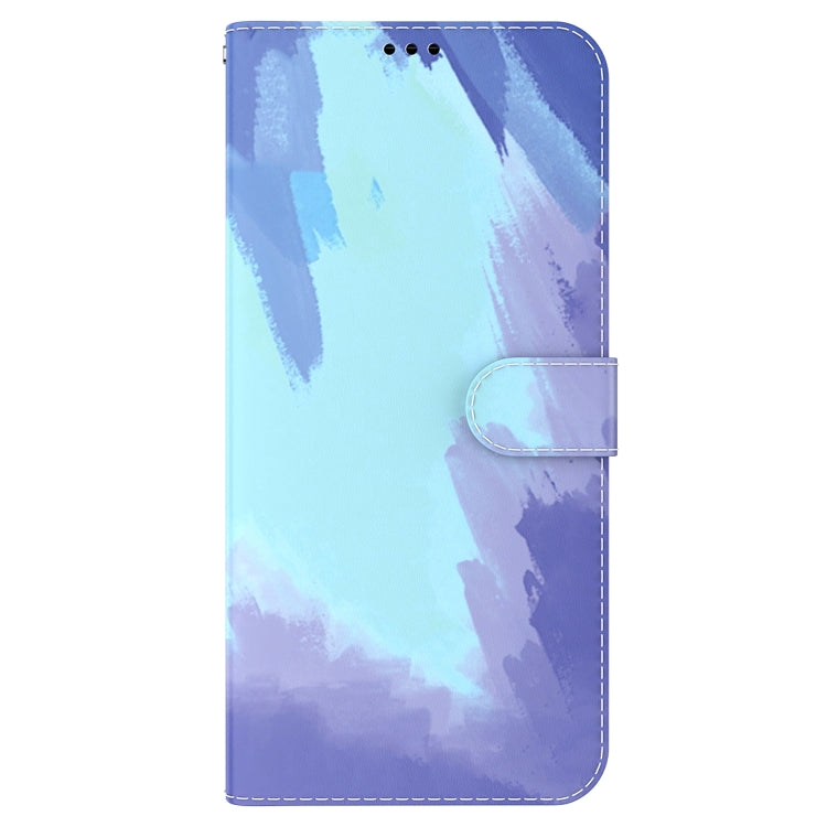 For Samsung Galaxy A34 5G Watercolor Pattern Flip Leather Phone Case(Winter Snow) - Galaxy Phone Cases by PMC TechLife | Online Shopping South Africa | PMC TechLife