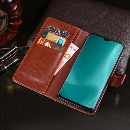 For Blackview A60 idewei Crazy Horse Texture Horizontal Flip Leather Case with Holder & Card Slots & Wallet(Sky Blue) - More Brand by idewei | Online Shopping South Africa | PMC Jewellery | Buy Now Pay Later Mobicred