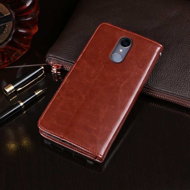 For Cubot Note Plus idewei Crazy Horse Texture Horizontal Flip Leather Case with Holder & Card Slots & Wallet(Brown) - More Brand by idewei | Online Shopping South Africa | PMC Jewellery | Buy Now Pay Later Mobicred