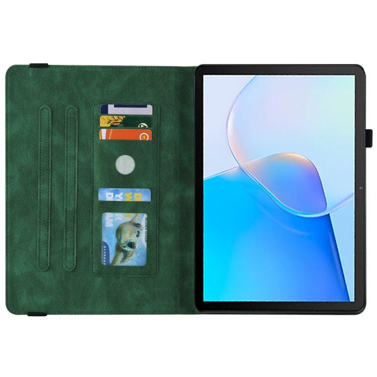 For Huawei MatePad SE Butterfly Flower Embossed Leather Tablet Case(Green) - free shipping - PMC TechLife - Order now!