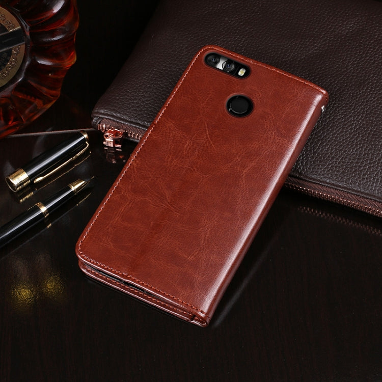 For Ulefone MIX 2 idewei  Crazy Horse Texture Horizontal Flip Leather Case with Holder & Card Slots & Wallet(Rose Red) - Ulefone Cases by idewei | Online Shopping South Africa | PMC Jewellery | Buy Now Pay Later Mobicred