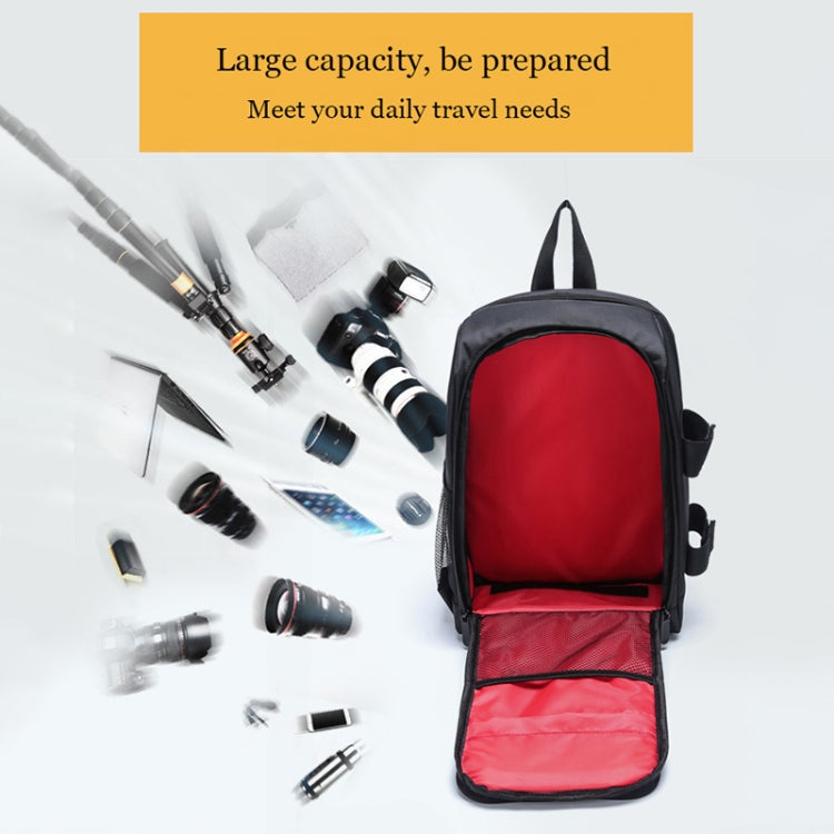 Outdoor Camera Backpack Waterproof Photography Camera Shoulders Bag, Size:45x32x18cm(Orange) - Backpack by PMC TechLife | Online Shopping South Africa | PMC TechLife | Buy Now Pay Later Mobicred