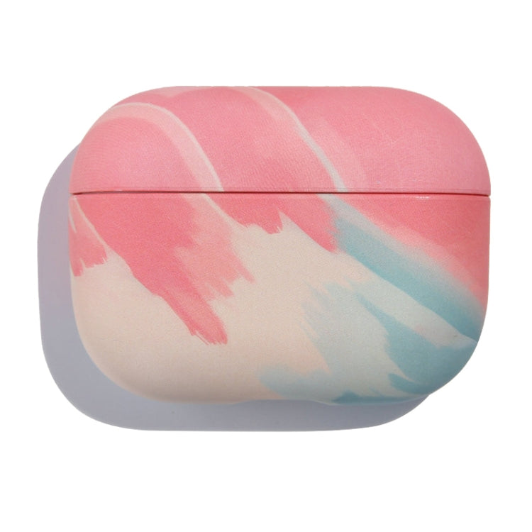 For AirPods Pro Ink Painting Water Sticker PC Earphone Case(Ink Rainbow) - For AirPods Pro by PMC Jewellery | Online Shopping South Africa | PMC Jewellery | Buy Now Pay Later Mobicred