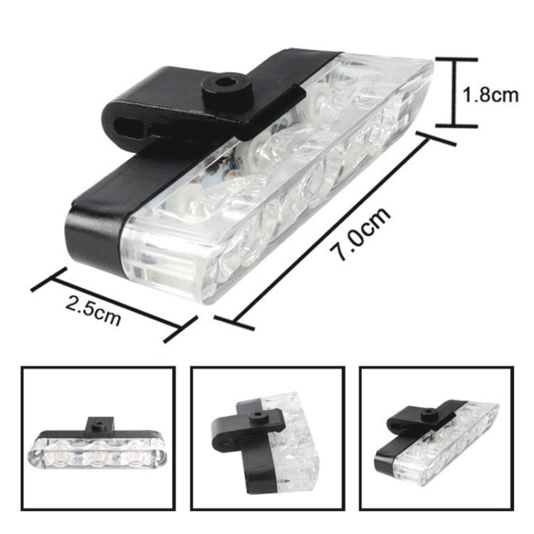 4 in 1 Car 12LEDs Grille Flash Lights Warning Lights with Wireless Remote Control, Color:Blue White - free shipping - PMC TechLife - Order now!