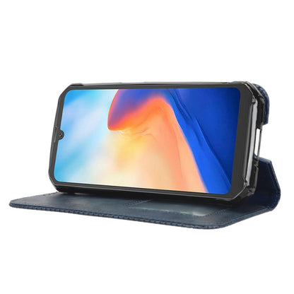 For Blackview BV7200 Magnetic Buckle Retro Texture Leather Phone Case(Blue) - More Brand by PMC Jewellery | Online Shopping South Africa | PMC Jewellery | Buy Now Pay Later Mobicred