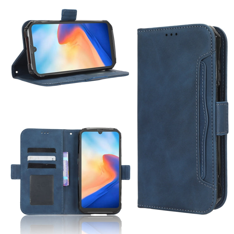 For Blackview BV7200 Skin Feel Calf Texture Card Slots Leather Phone Case(Blue) - More Brand by PMC Jewellery | Online Shopping South Africa | PMC Jewellery | Buy Now Pay Later Mobicred