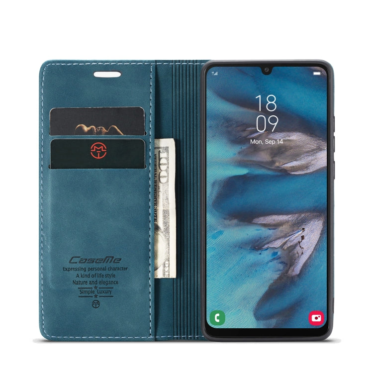 For Samsung Galaxy A34 5G CaseMe 013 Multifunctional Horizontal Flip Leather Phone Case(Blue) - free shipping - PMC TechLife - Order now!