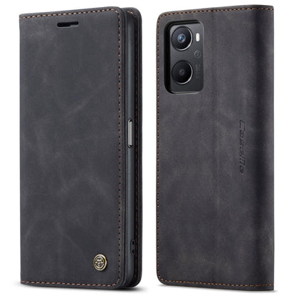 CaseMe 013 Multifunctional Horizontal Flip Leather Phone Case For OPPO A96 4G / A36 4G／A76 4G／K10 4G ／Realme 9i 4G (Black) - OPPO Cases by CaseMe | Online Shopping South Africa | PMC Jewellery | Buy Now Pay Later Mobicred