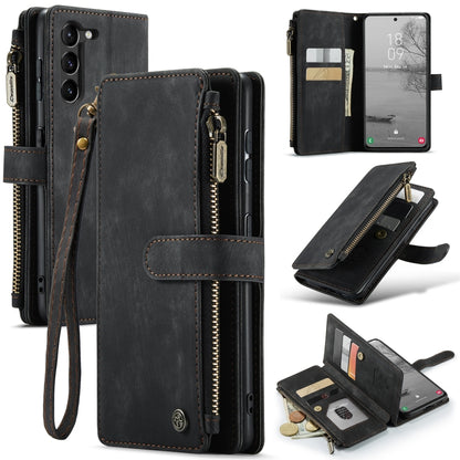 For Samsung Galaxy S23+ 5G CaseMe C30 Multifunctional Leather Phone Case(Black) - Galaxy S23+ 5G Cases by CaseMe | Online Shopping South Africa | PMC Jewellery | Buy Now Pay Later Mobicred