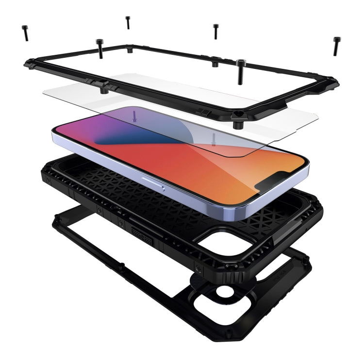 For iPhone 14 Plus RedPepper Wolf 360 Full Body Rugged Life Waterproof Phone Case(Black) - free shipping - PMc TechLife - Order now!