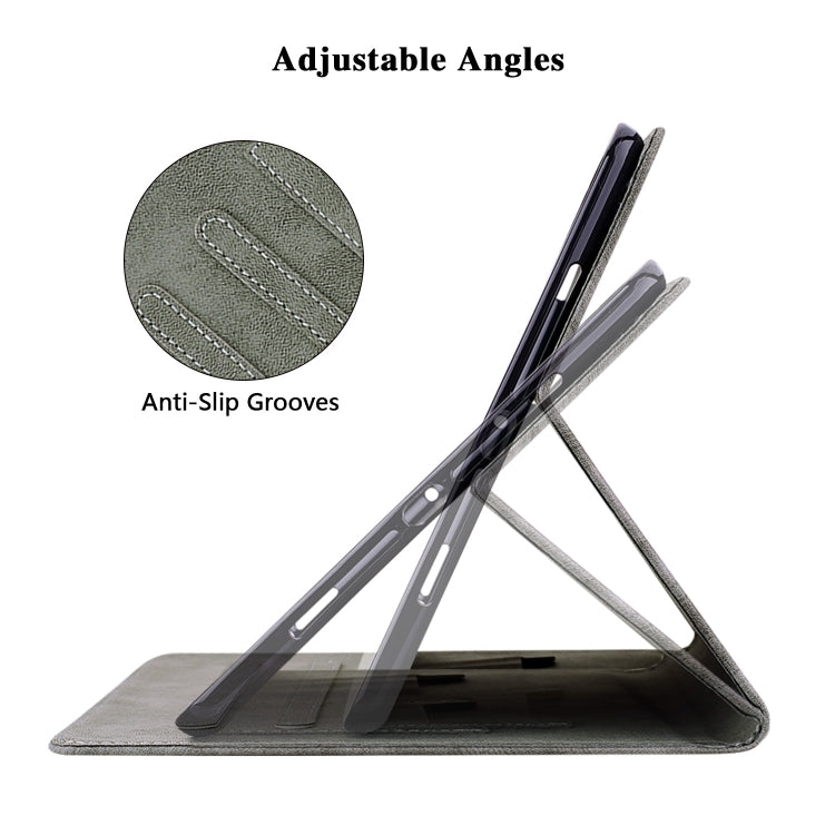 For Honor Pad V8 Pro Tiger Pattern Flip Leather Tablet Case(Grey) - Honor by PMC TechLife | Online Shopping South Africa | PMC TechLife | Buy Now Pay Later Mobicred