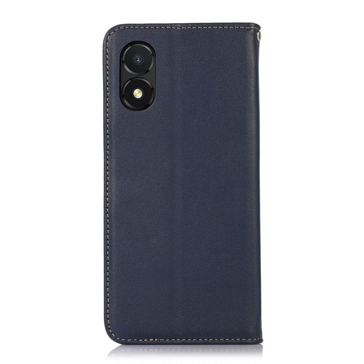 For Honor X5 KHAZNEH Nappa Top Layer Cowhide Leather Phone Case(Blue) - Honor Cases by PMC TechLife | Online Shopping South Africa | PMC TechLife | Buy Now Pay Later Mobicred