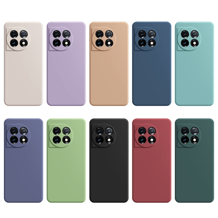 For OnePlus 11 Imitation Liquid Silicone Phone Case(White) - OnePlus Cases by PMC TechLife | Online Shopping South Africa | PMC TechLife | Buy Now Pay Later Mobicred