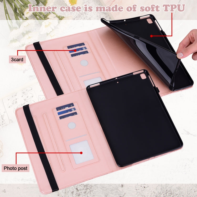 For Lenovo Tab M10 3rd Gen Tree & Deer Pattern Embossed Leather Tablet Case(Pink) - Lenovo by PMC TechLife | Online Shopping South Africa | PMC TechLife | Buy Now Pay Later Mobicred