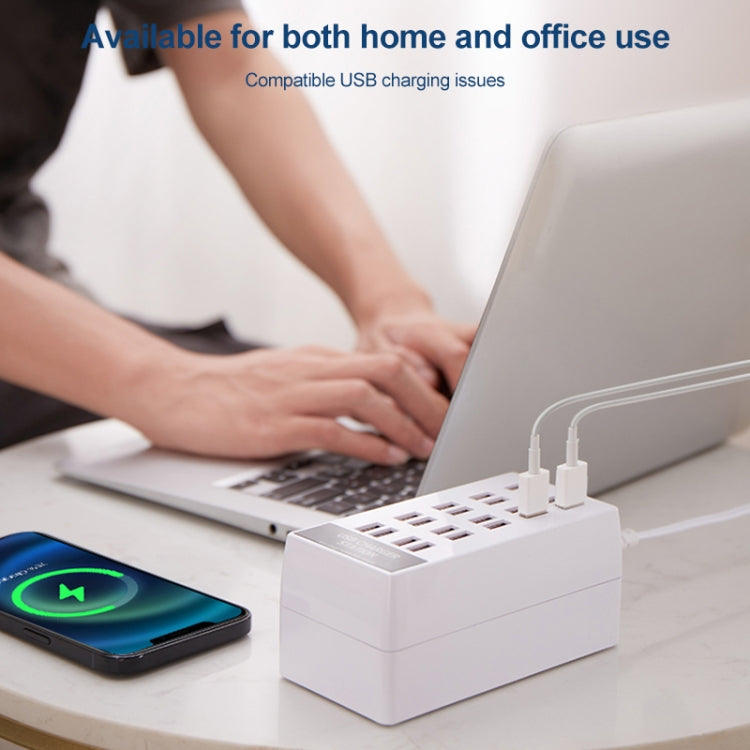 820 20-Ports Desktop USB Charger Station HUB(AU) - Multifunction Charger by PMC Jewellery | Online Shopping South Africa | PMC Jewellery | Buy Now Pay Later Mobicred