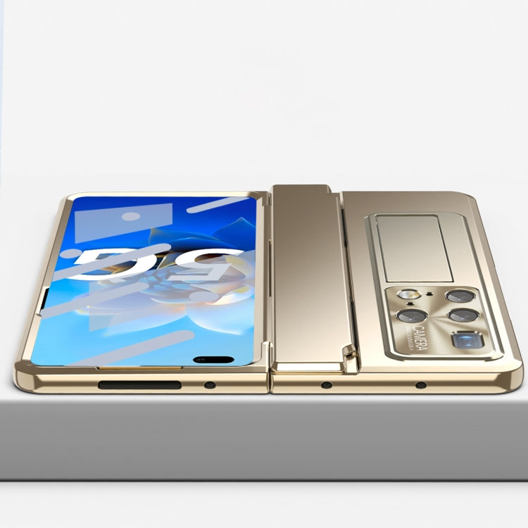 For Huawei Mate X2 Integrated Folding Hinge Phone Case with Stylus(Silver) - Huawei Cases by PMC TechLife | Online Shopping South Africa | PMC TechLife | Buy Now Pay Later Mobicred