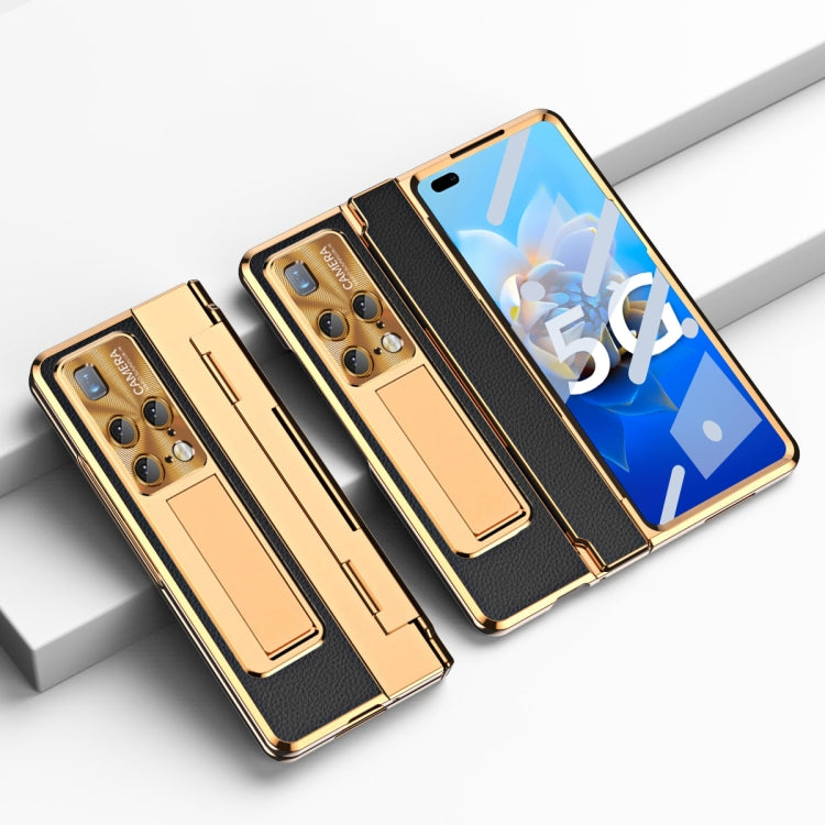 For Huawei Mate X2 Integrated Full Coverage Phone Case with Hinge(Gold+Black) - Huawei Cases by PMC TechLife | Online Shopping South Africa | PMC TechLife | Buy Now Pay Later Mobicred