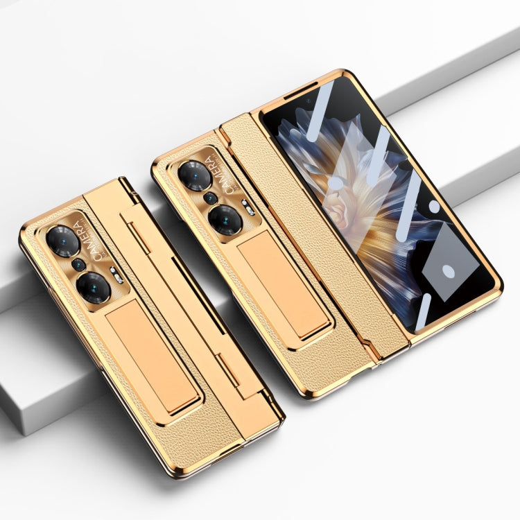 For Honor Magic Vs Integrated Full Coverage Phone Case with Hinge(Gold+Gold) - Honor Cases by PMC TechLife | Online Shopping South Africa | PMC TechLife | Buy Now Pay Later Mobicred