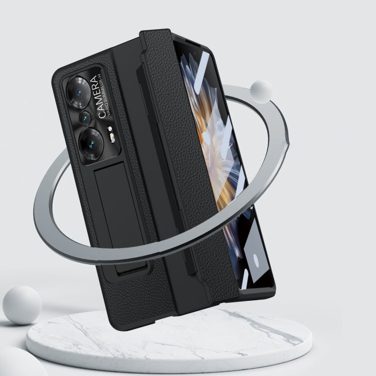 For Honor Magic Vs Integrated Full Coverage Phone Case with Hinge(Gold+Pink) - Honor Cases by PMC TechLife | Online Shopping South Africa | PMC TechLife | Buy Now Pay Later Mobicred