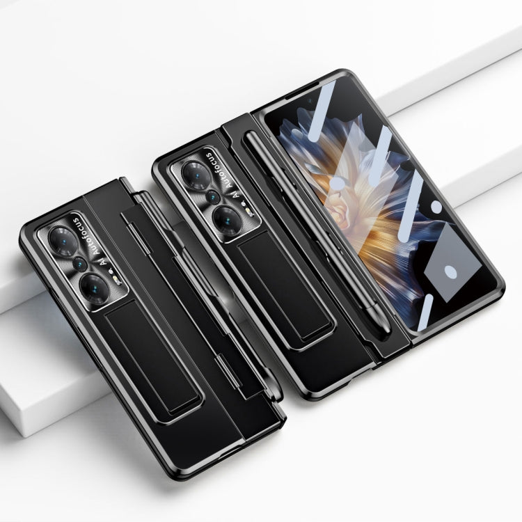 For Honor Magic Vs Integrated Folding Hinge Phone Case with Stylus(Black) - Honor Cases by PMC TechLife | Online Shopping South Africa | PMC TechLife | Buy Now Pay Later Mobicred