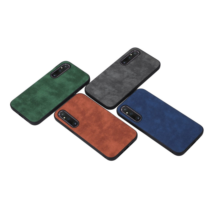 For Sony Xperia 1 V Morocco Texture PU Phone Case(Green) - Sony Cases by PMC TechLife | Online Shopping South Africa | PMC TechLife | Buy Now Pay Later Mobicred