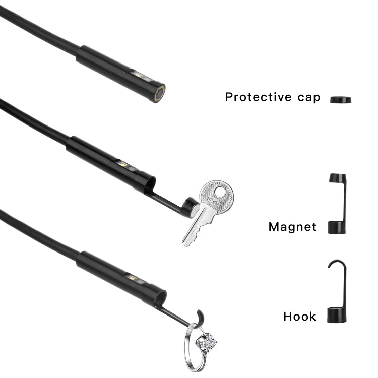 P130 14mm 4.3 inch Single Camera with Screen Endoscope, Length:10m - free shipping - PMC TechLife - Order now!