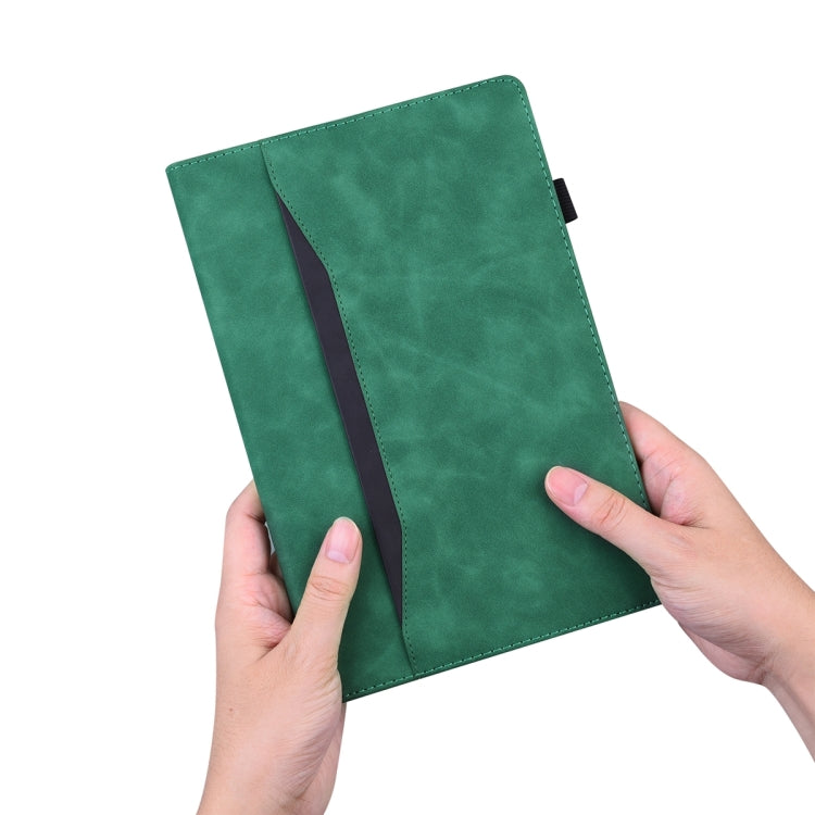 For Lenovo Tab P11 Pro Gen 2 Business Shockproof Horizontal Flip Leather Tablet Case(Green) - Lenovo by PMC TechLife | Online Shopping South Africa | PMC TechLife | Buy Now Pay Later Mobicred