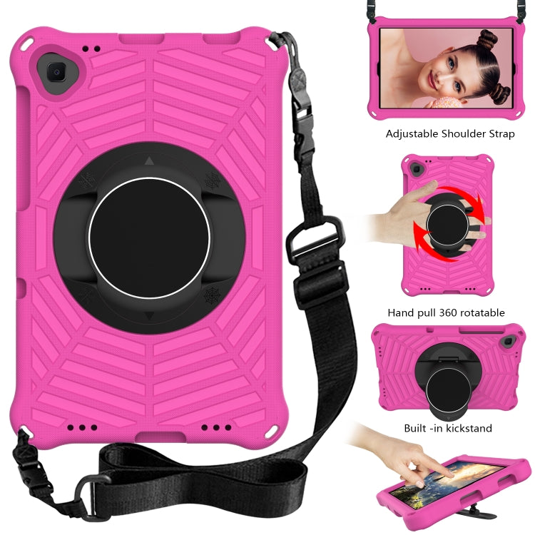For Lenovo Tab K10 Spider King Silicone Protective Tablet Case(Rose Red) - Lenovo by PMC TechLife | Online Shopping South Africa | PMC TechLife | Buy Now Pay Later Mobicred