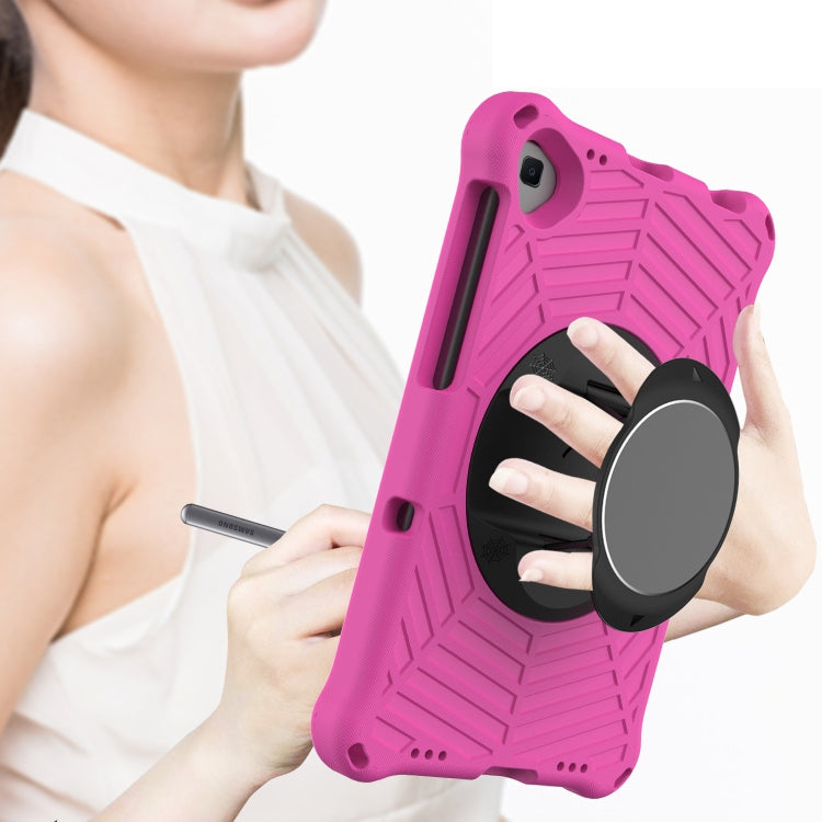 For Lenovo Tab K10 Spider King Silicone Protective Tablet Case(Rose Red) - Lenovo by PMC TechLife | Online Shopping South Africa | PMC TechLife | Buy Now Pay Later Mobicred