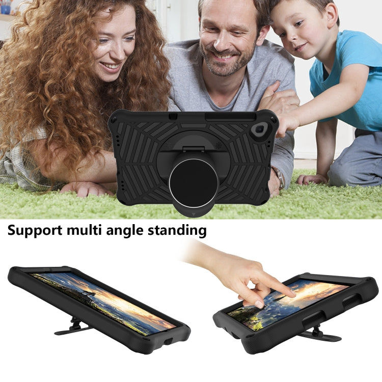 For Lenovo Tab K10 Spider King Silicone Protective Tablet Case(Black) - Lenovo by PMC TechLife | Online Shopping South Africa | PMC TechLife | Buy Now Pay Later Mobicred