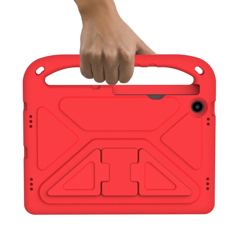 For Lenovo Tab M10 Plus 10.6 3rd Gen 2022 Handle EVA Shockproof Tablet Case with Holder(Red) - Lenovo by PMC TechLife | Online Shopping South Africa | PMC TechLife | Buy Now Pay Later Mobicred