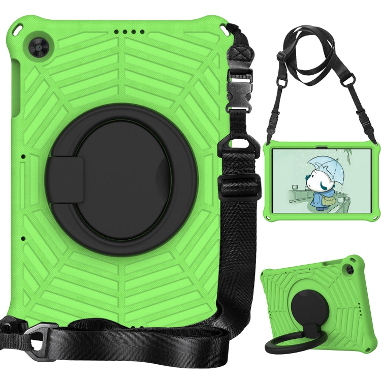 For Huawei MatePad T 10s Spider King Silicone Protective Tablet Case(Green) - Huawei by PMC TechLife | Online Shopping South Africa | PMC TechLife | Buy Now Pay Later Mobicred