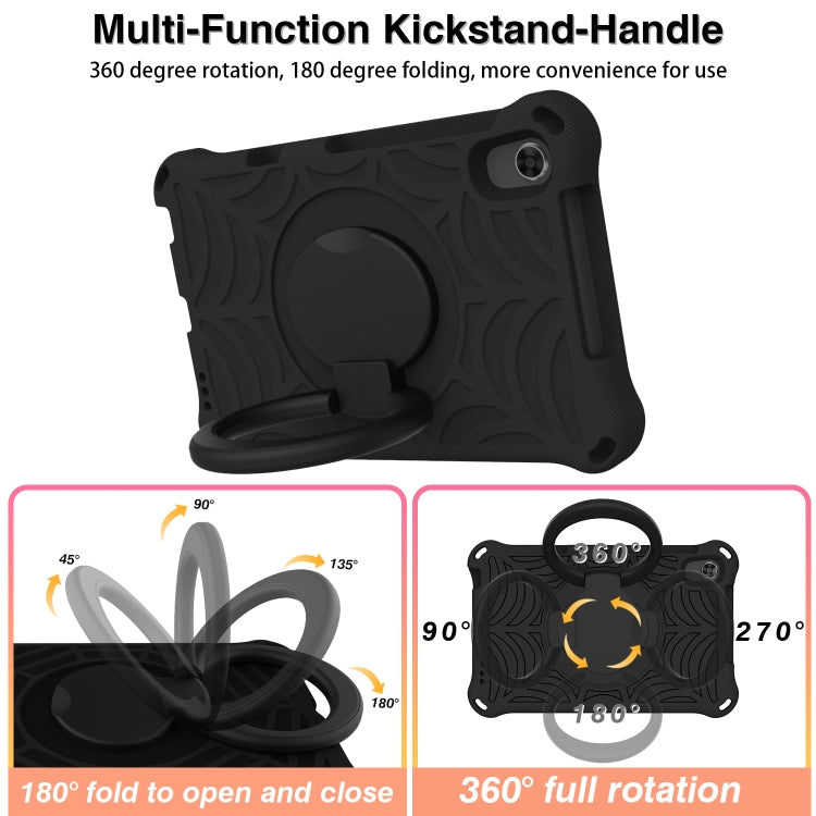 For Huawei MatePad T8 Spider King Silicone Protective Tablet Case(Black) - Huawei by PMC TechLife | Online Shopping South Africa | PMC TechLife | Buy Now Pay Later Mobicred