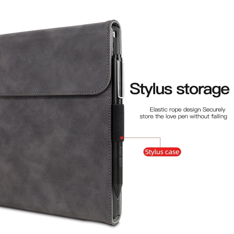 For Microsoft Surface Go 3 / 2 / 1 Sheepskin All-Inclusive Shockproof Protective Case with Power Bag(Blue) - Others by PMC TechLife | Online Shopping South Africa | PMC TechLife | Buy Now Pay Later Mobicred