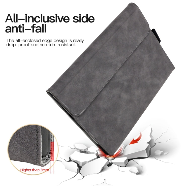 For Microsoft Surface Pro 7+ / 7 / 6 / 5 / 4 Sheepskin All-Inclusive Shockproof Protective Case(Black) - free shipping - PMC TechLife - Order now!