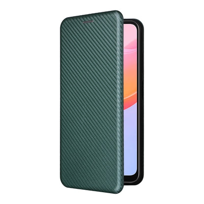 For Blackview A85 Carbon Fiber Texture Flip Leather Phone Case(Green) - More Brand by PMC Jewellery | Online Shopping South Africa | PMC Jewellery | Buy Now Pay Later Mobicred