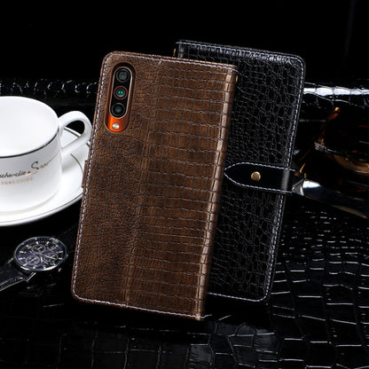 For Meizu 16T idewei Crocodile Texture Horizontal Flip Leather Case with Holder & Card Slots & Wallet(Dark Blue) - Meizu by idewei | Online Shopping South Africa | PMC Jewellery | Buy Now Pay Later Mobicred