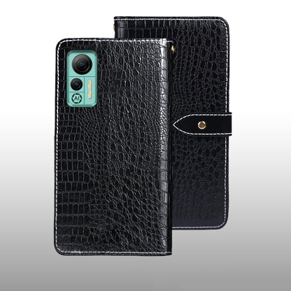 For Ulefone Note 14 idewei Crocodile Texture Leather Phone Case(Black) - Ulefone Cases by idewei | Online Shopping South Africa | PMC Jewellery | Buy Now Pay Later Mobicred