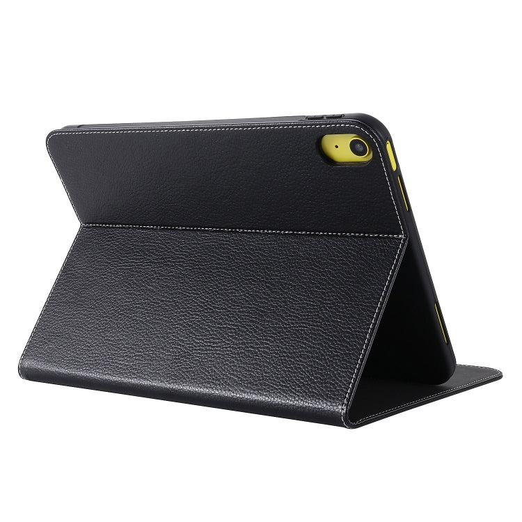 For iPad 2025 / 2022 GEBEI Silk Texture Flip Tablet Leather Case(Black) - free shipping - PMc TechLife - Order now!