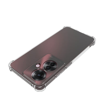 For OPPO Reno11 F 5G Global Shockproof Non-slip Thickening TPU Phone Case(Transparent) - Reno11 F Cases by PMC Jewellery | Online Shopping South Africa | PMC Jewellery | Buy Now Pay Later Mobicred