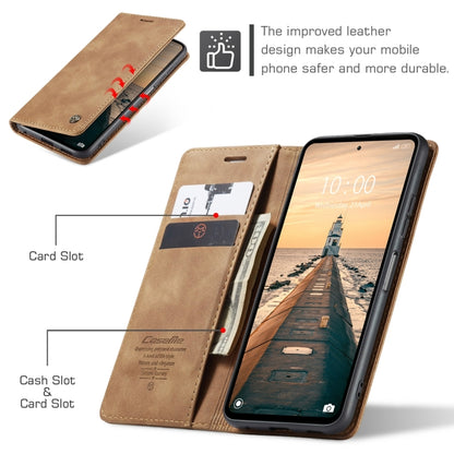 For Xiaomi Redmi Note 12 4G Global CaseMe 013 Multifunctional Horizontal Flip Leather Phone Case(Brown) - Xiaomi Cases by CaseMe | Online Shopping South Africa | PMC Jewellery | Buy Now Pay Later Mobicred