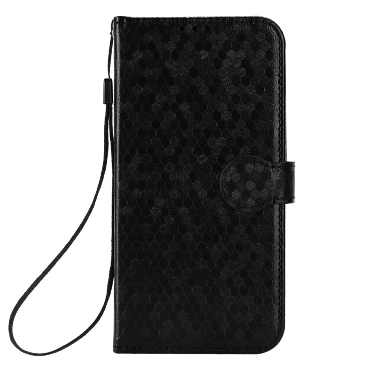 For Blackview A85 Honeycomb Dot Texture Leather Phone Case(Black) - More Brand by PMC Jewellery | Online Shopping South Africa | PMC Jewellery