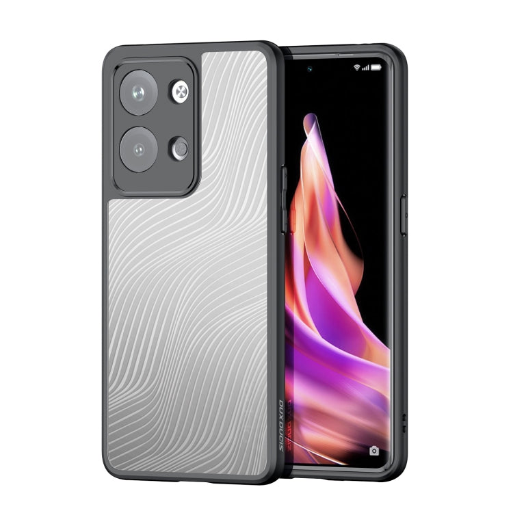 For OPPO Reno9 / Reno9 Pro DUX DUCIS Aimo Series TPU + PC Frosted Feel Phone Case(Black) - OPPO Cases by DUX DUCIS | Online Shopping South Africa | PMC Jewellery | Buy Now Pay Later Mobicred