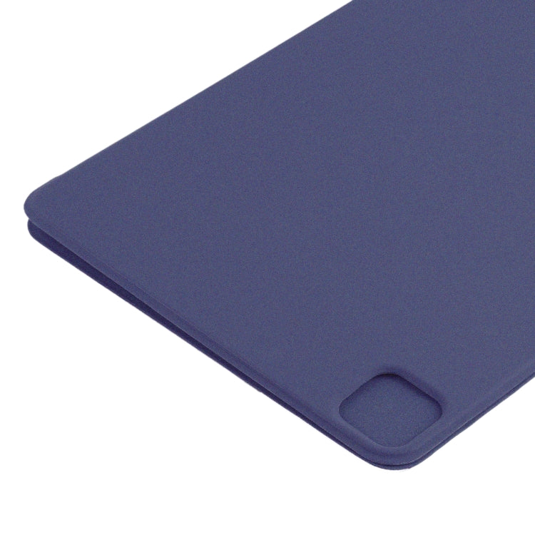 For iPad Air 13 2024 / Pro 12.9 2020 Non-buckle Double-sided Magnetic Flip Leather Tablet Case With Holder & Sleep / Wake-up Function(Dark Blue) - iPad Pro 12.9 (2020) Cases by PMC Jewellery | Online Shopping South Africa | PMC Jewellery | Buy Now Pay Later Mobicred