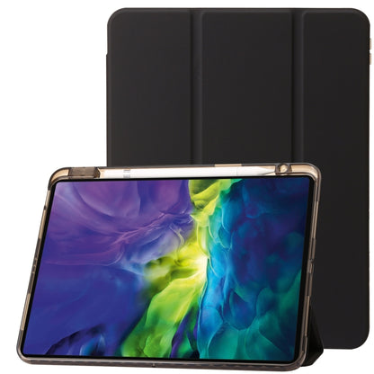 Clear Acrylic Leather Tablet Case For iPad Air 13 2024 / Pro 12.9 2022/ 2021 / 2020 / 2018(Black) - iPad Pro 12.9 (2022/2021) Cases by PMC Jewellery | Online Shopping South Africa | PMC Jewellery | Buy Now Pay Later Mobicred